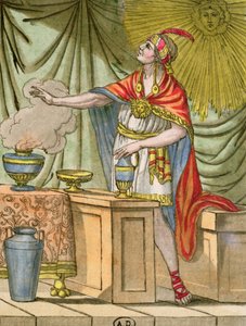 Oude Peruaanse Priester, uit 