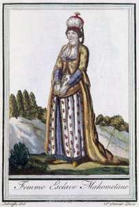Mohammedaanse slavin - in "Encyclopédie des voyages" door J. Grasset St Sauveur, ed. Deroy, Parijs