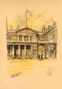 Het Admiraliteit, Whitehall, Londen, 1924 door L. A. Hayes