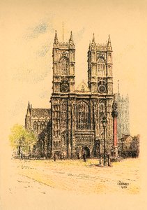 Westminster Abbey, 1924 door L. A. Hayes