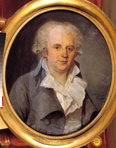 Portret van Georges Jacques Danton, conventioneel advocaat (1759-1794) 12 augustus