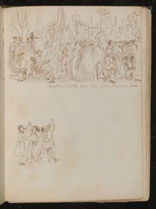 Multifiguur ontvangstscène 