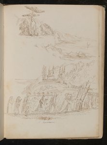Studie van een monastieke 