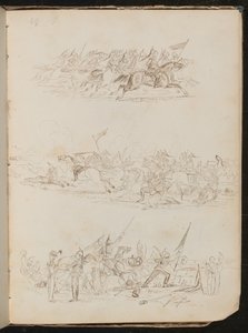 Drie Studies van Cavaleriegevechten