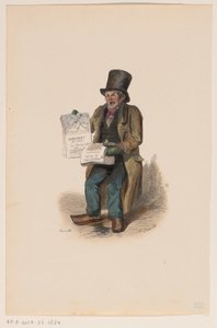 Krantenverkoper door Laireille