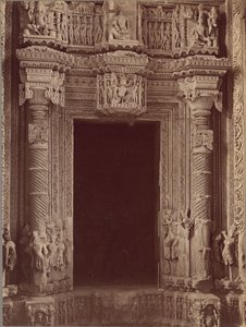 Binnen deur Sas Bahu Tempel, Gwalior