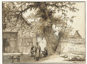 Herberg te Anrath door Lambert Doomer
