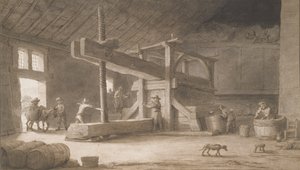 Wijnpers van Monsieur Dittyl, buiten Nantes