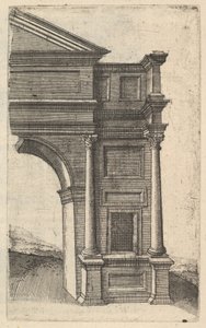 Deel van een boog [Porta Antonae] uit de serie 