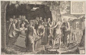 Opwekking van Lazarus, 1544