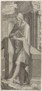 Apostel Judas Taddeüs door Lambertus Suavius