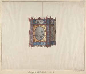 Ontwerp voor een hal lamp nr. 6 door Lamqua