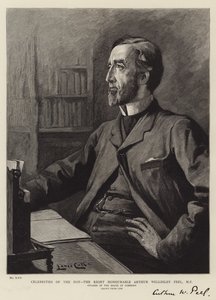 Beroemdheden van de Dag, de Eerwaarde Arthur Wellesley Peel, MP door Lance Calkin