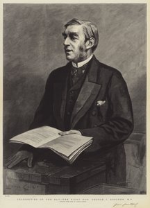 Beroemdheden van de Dag, de Eerwaarde George J Goschen, MP