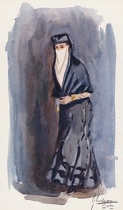 Mensen van Egypte: Egyptische Vrouw, Middenklasse, Horma door Lance Thackeray