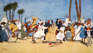 De Slag bij de Nijl, 1908 door Lance Thackeray