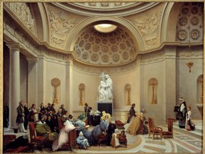 Ceremonie in de boetekapel in 1835 (Parijse kapel gelegen aan 29, rue Pasquier in het 8e arrondissement) door Lancelot Théodore Turpin de Crissé de Crissé