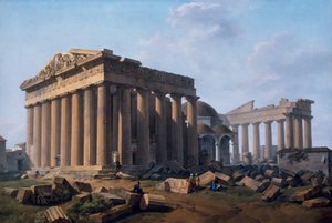 De Akropolis, Athene door Lancelot Théodore Turpin de Crissé de Crissé