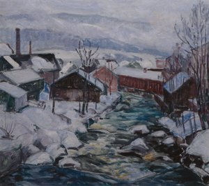 Winter bij Mesna, Lillehammer door Lars Jorde