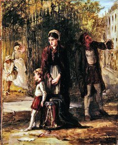 Spelers - schets voor een schilderij