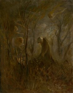 Gebed bij het graf, 1895