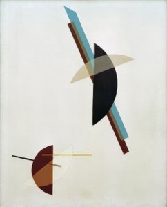 Op witte grond door Laszlo Moholy Nagy