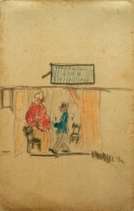Zonder titel (Soldaat voor bordeelmoeder)