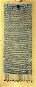 Begrafenis kralennet, na 600 v.Chr. door Late Period Egyptian