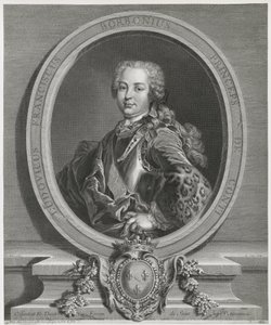Laurent Cars - Louis François de Bourbon, prins van Conti door Laurent Cars