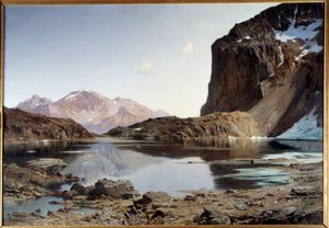 Meer Eychauda in de Alpen