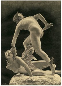 Perseus en de Gorgon, 1872 door Laurent Honore Marqueste