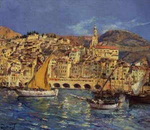 De Stad Menton, Zuid-Frankrijk