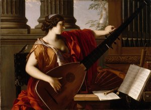 Allegorie van Muziek, 1649 door Laurent de la Hyre