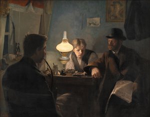 Een Bezoek aan de Schoenmaker, 1885