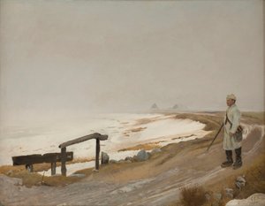 Mistige winterdag. Karrebæksminde