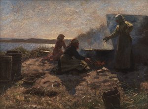 Kooktreinolie in Nymindegab, Jutland