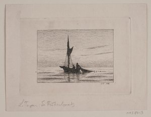 Een vissersboot