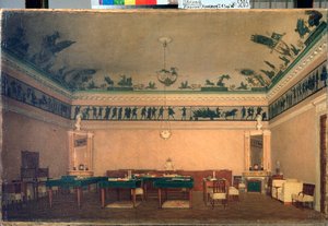 Het bureau van keizer Alexander I (1777-1825) door Lavr Kuzmich Plakhov