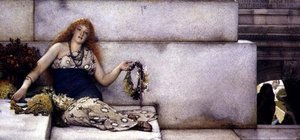 Op de trappen van het Capitool door Lawrence Alma Tadema