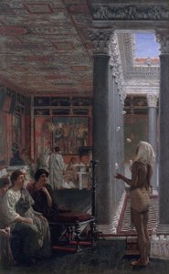 Een jongleur door Lawrence Alma Tadema