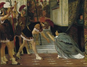 Claudius tot keizer uitgeroepen, 1867 door Lawrence Alma Tadema