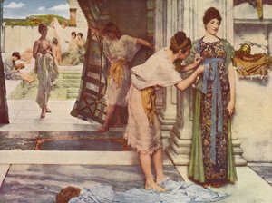 Het Frigidarium, 1890 door Lawrence Alma Tadema