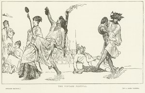 Het Wijnfeest door Lawrence Alma Tadema