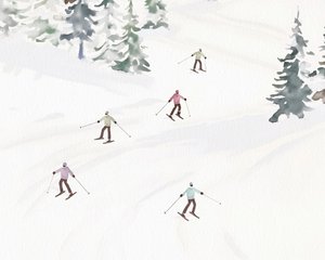 Skiën in Tremblant, c.2023 door Leah Straatsma