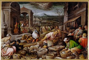 Maart (schilderij op doek) door Leandro da Ponte Bassano