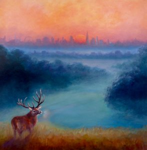 Vroege Ochtend, Richmond Park, 2023 door Lee Campbell