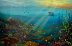 Pacifische Stralen door Lee Campbell
