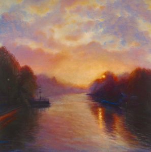 September Ochtend Rivier door Lee Campbell
