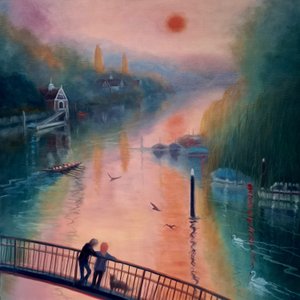 Zomerochtend, Eel Pie Island, Twickenham, 2021