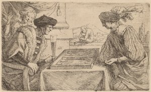 De Bordspelers door Leendert van der Cooghen